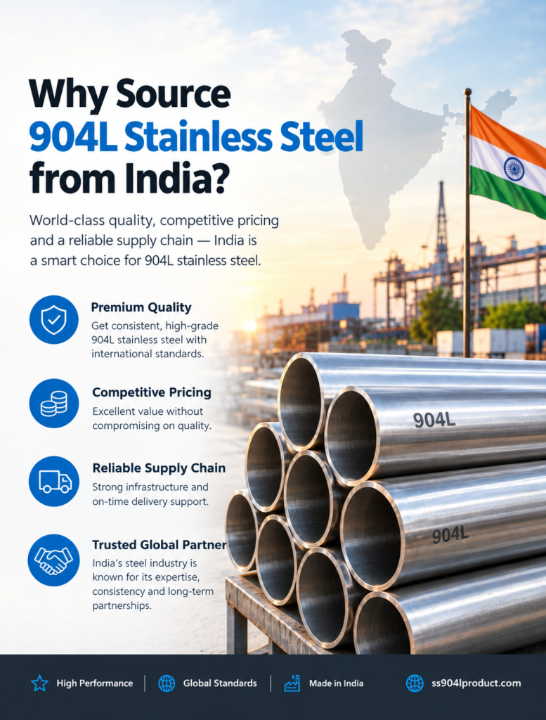Why Source 904L Stainless Steel from India
